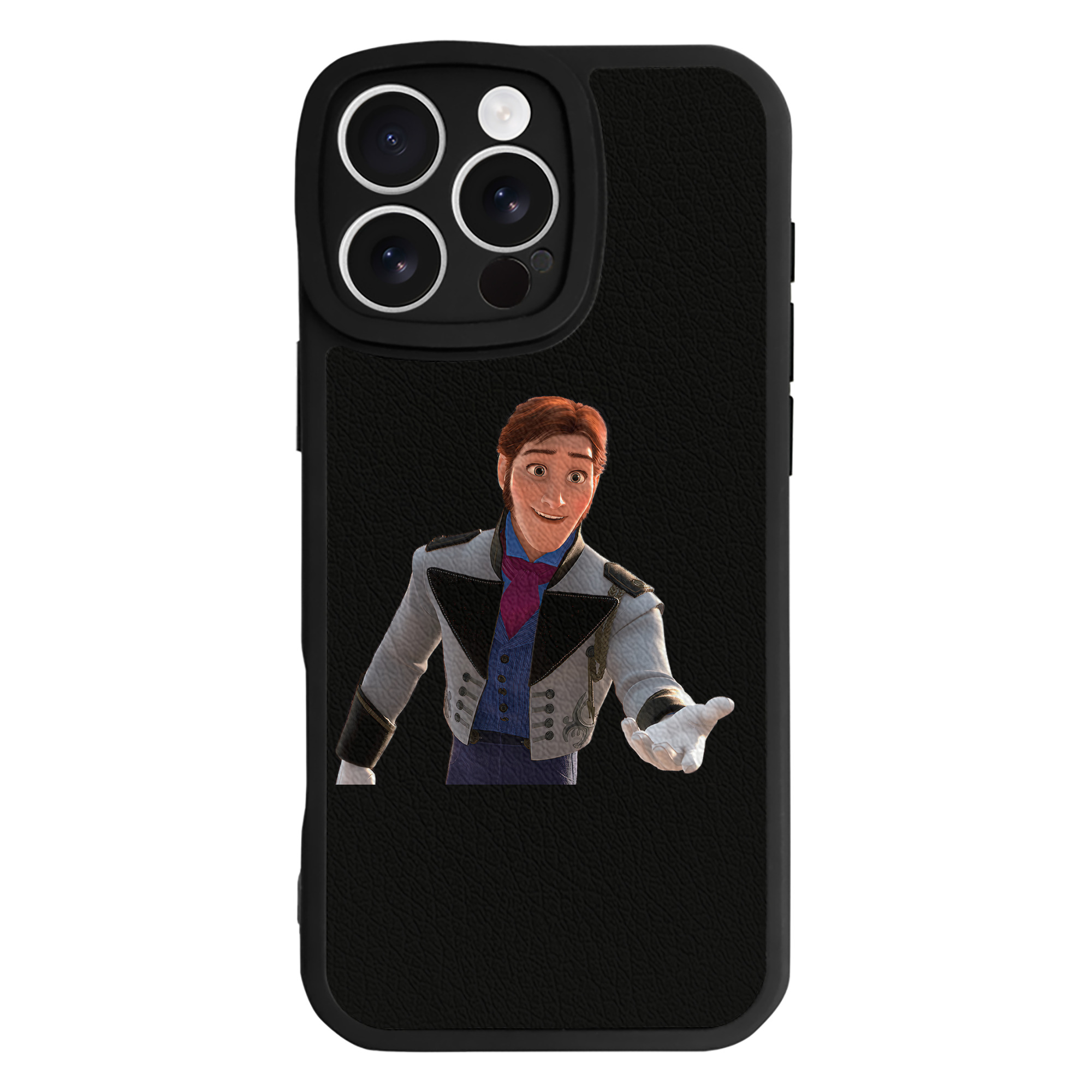 （画像用） アナと雪の女王 アンナ エルサ Frozen Anna Elsa 【iPhone 16シリーズ対応】シリコンスマホケース（レザー調） 材質：シリコン